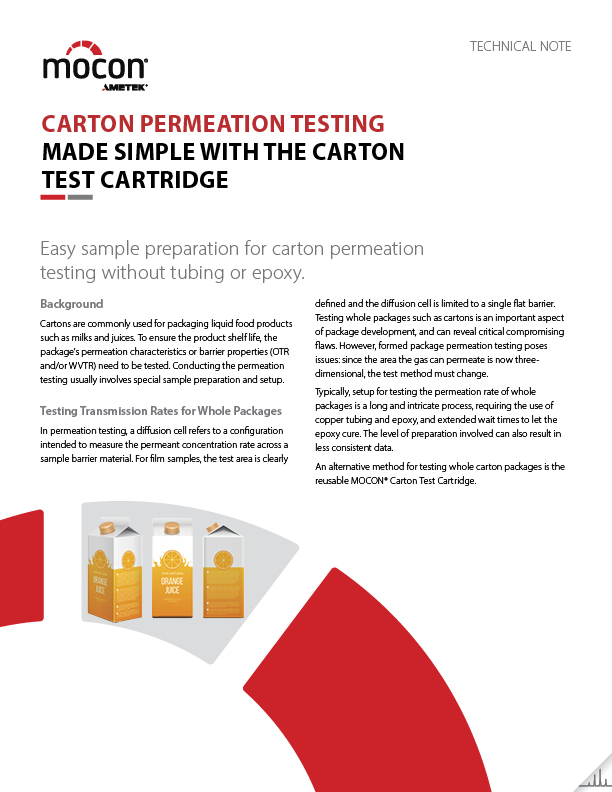 带有捕获容器筒的预填充包装的渗透测试